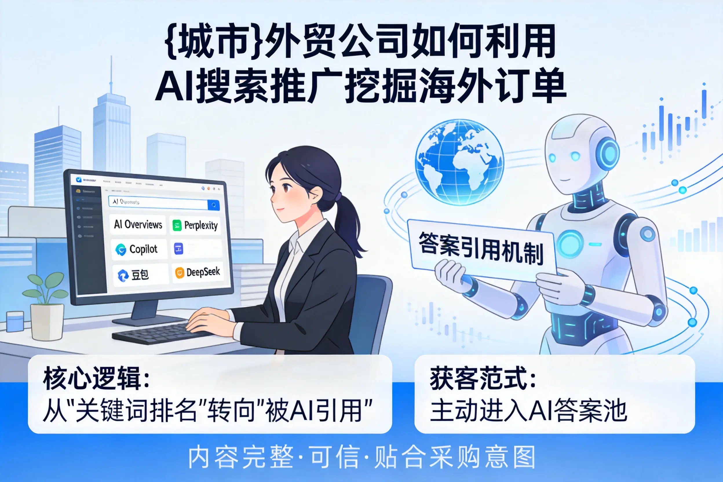 宜宾外贸公司如何利用AI搜索推广挖掘海外订单