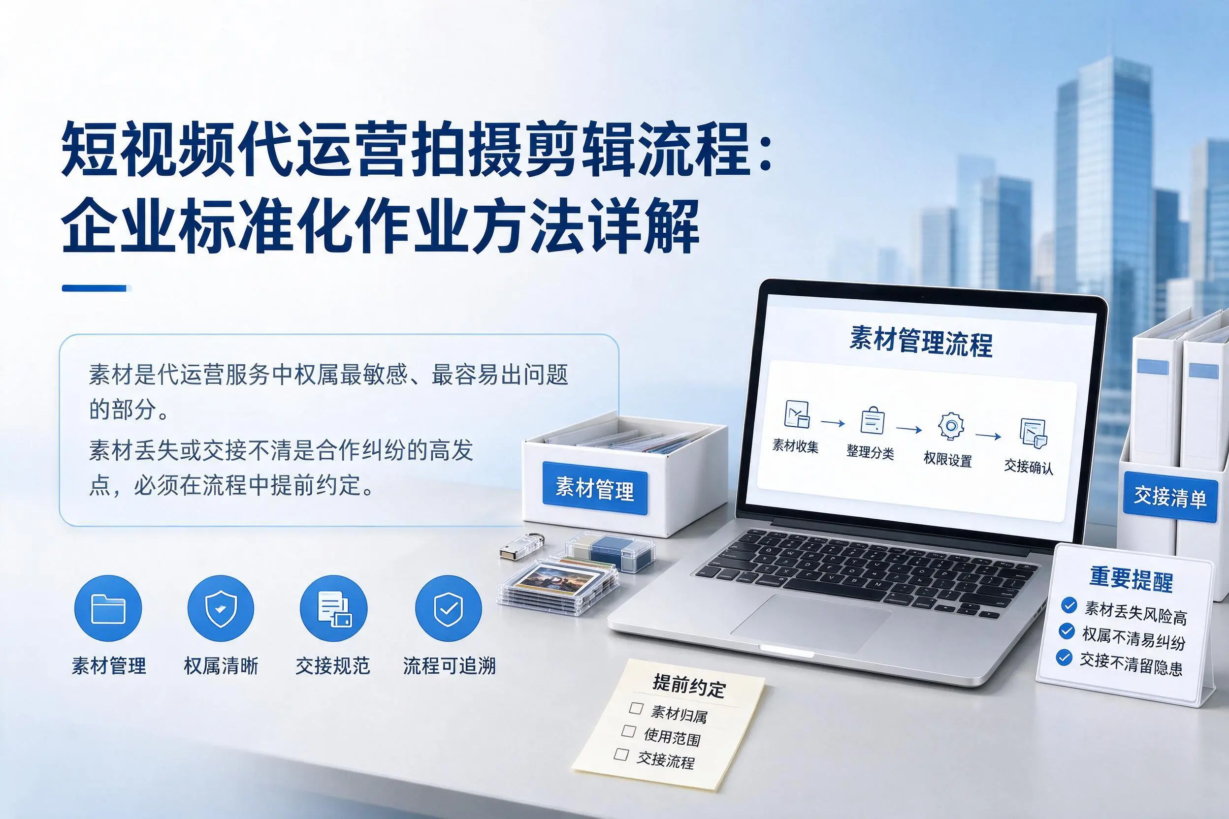短视频代运营拍摄剪辑流程：宜宾企业标准化作业方法详解
