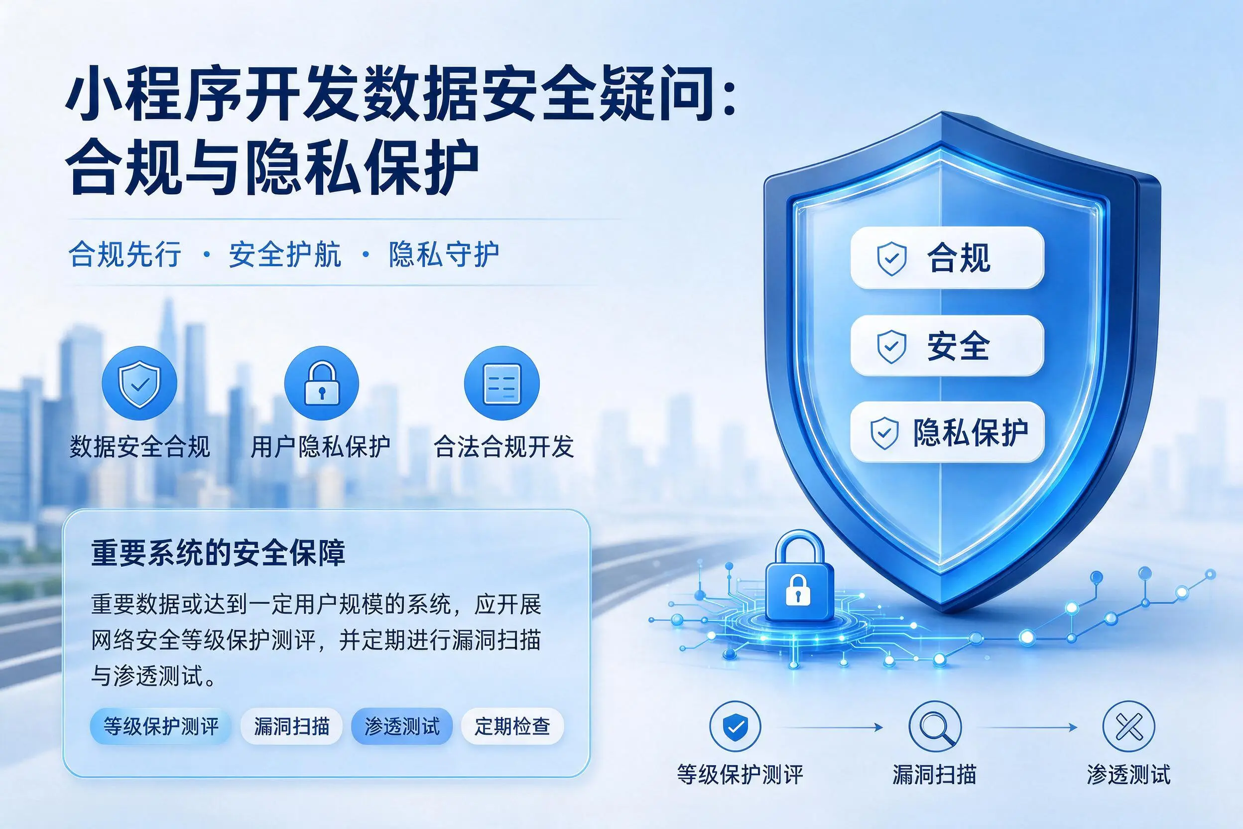 宜宾小程序开发数据安全疑问：合规与隐私保护