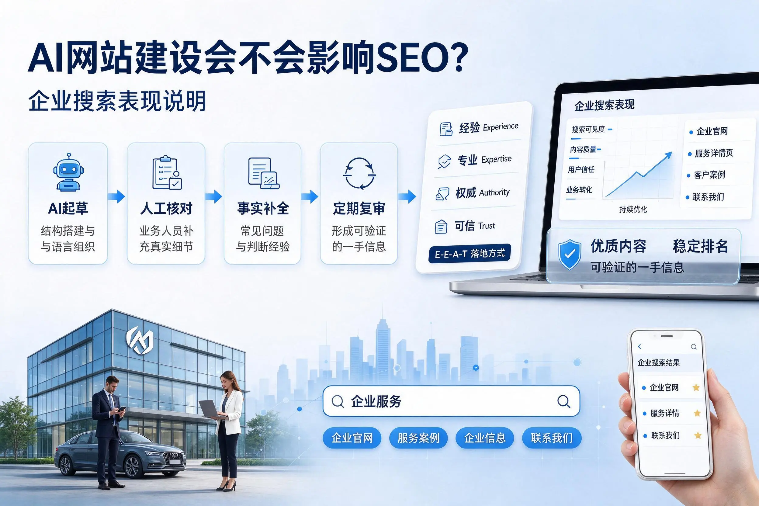 AI网站建设会不会影响SEO?宜宾企业搜索表现说明