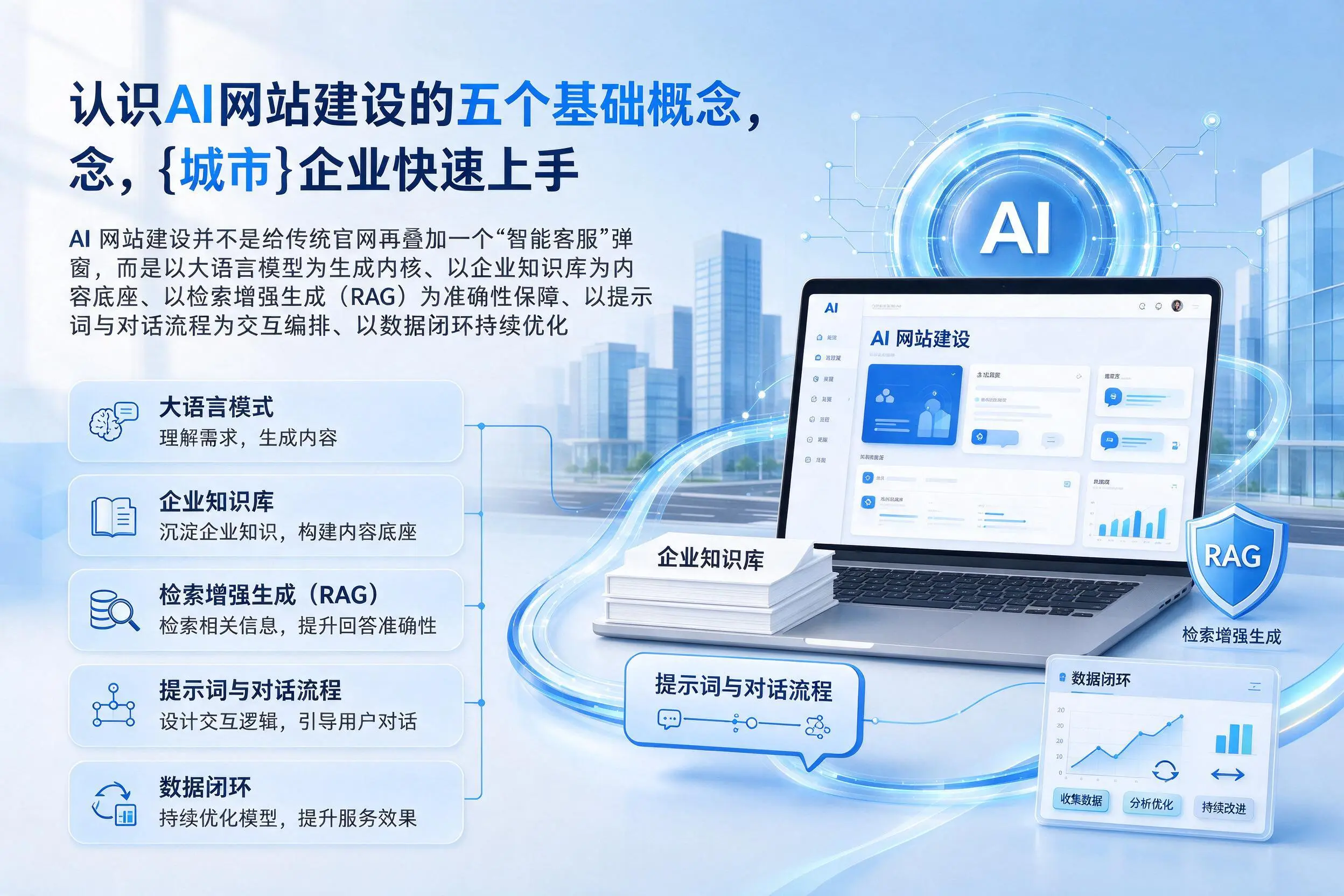 认识AI网站建设的五个基础概念，宜宾企业快速上手