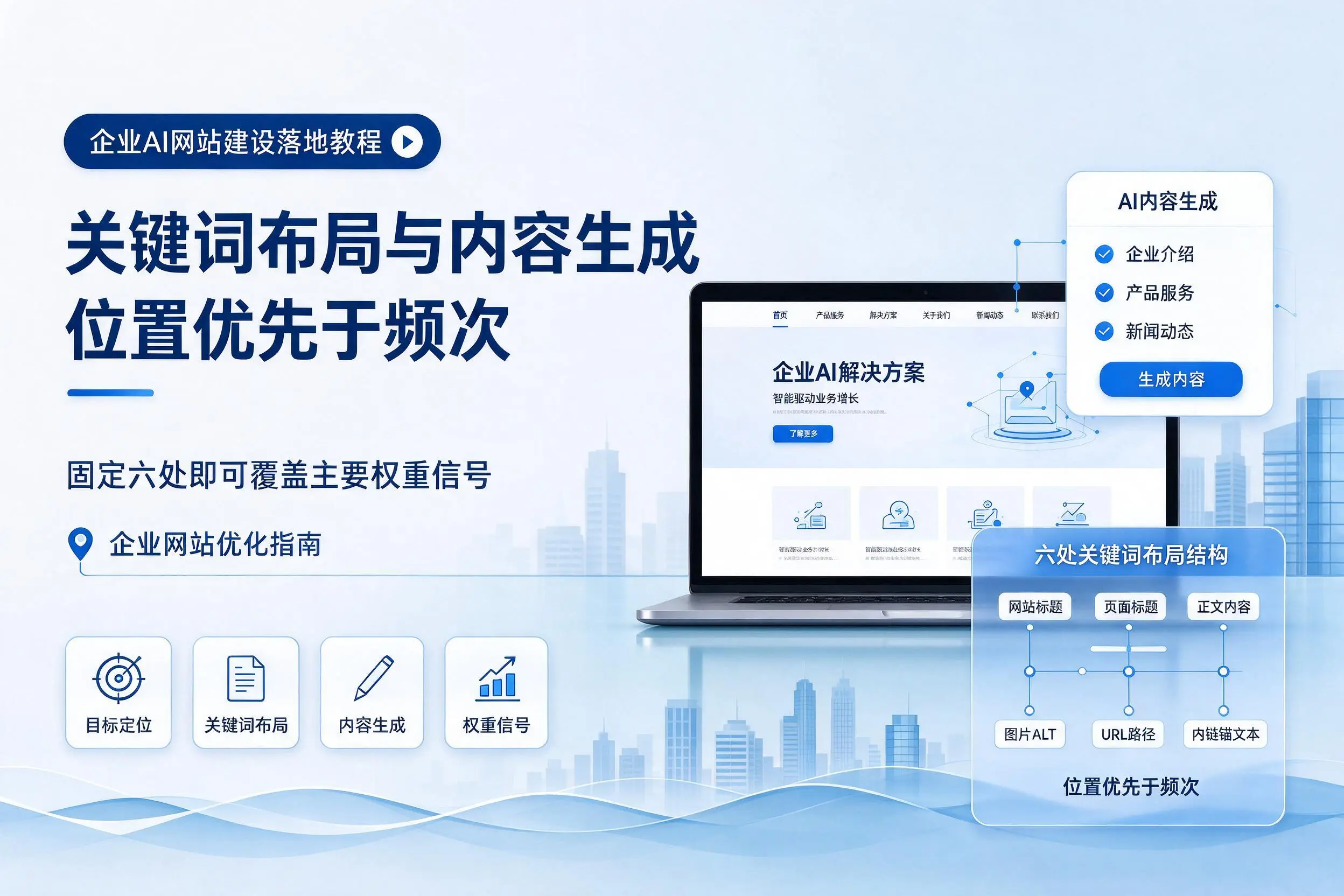 宜宾企业AI网站建设落地教程：关键词布局与内容生成